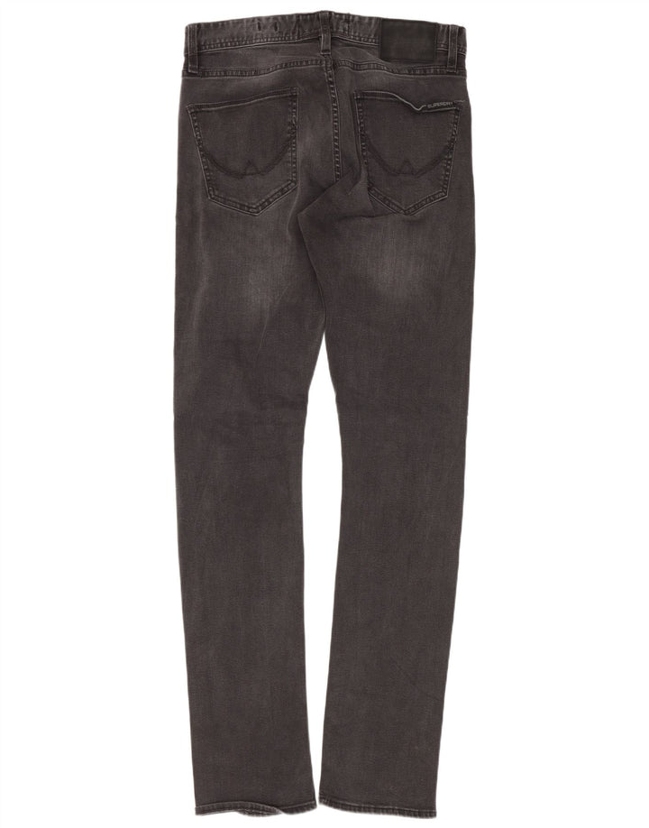 Superdry muške uske traperice W29 L32 sivi pamuk