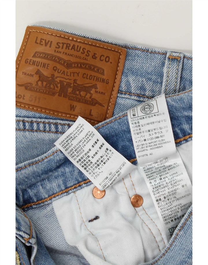 Levi's muške 511 uske traperice W34 L30 plavi pamuk