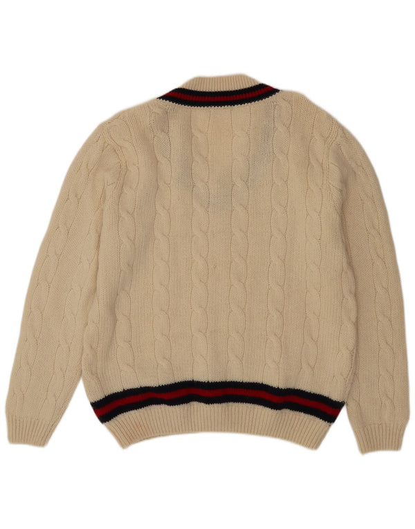 Ženski džemper s V-izrezom Brandy Melville UK 18 XL na bijele pruge