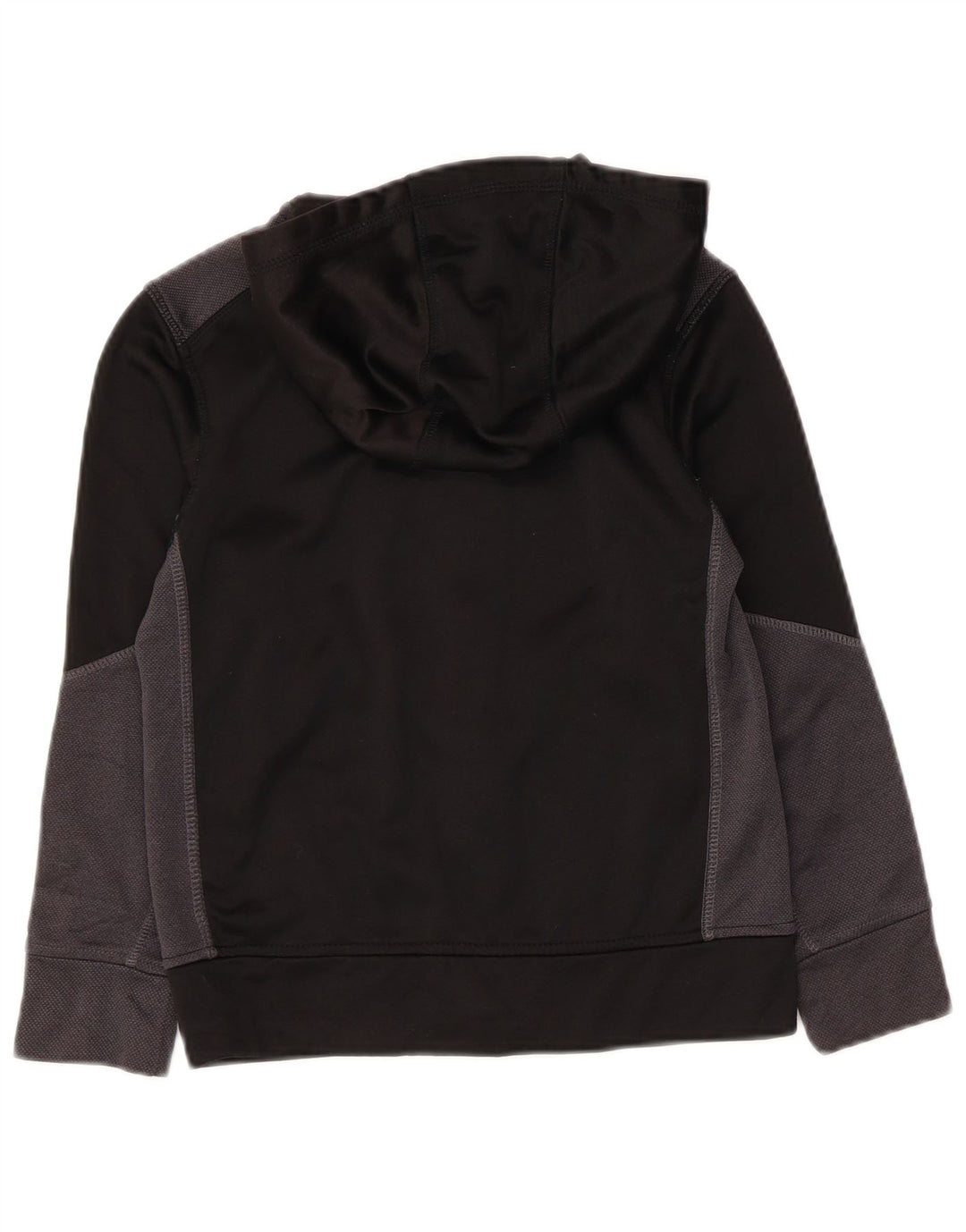 Russell atletski pulover s kapuljačom s patentnim zatvaračem za dječake 7-8 godina srednje crne boje