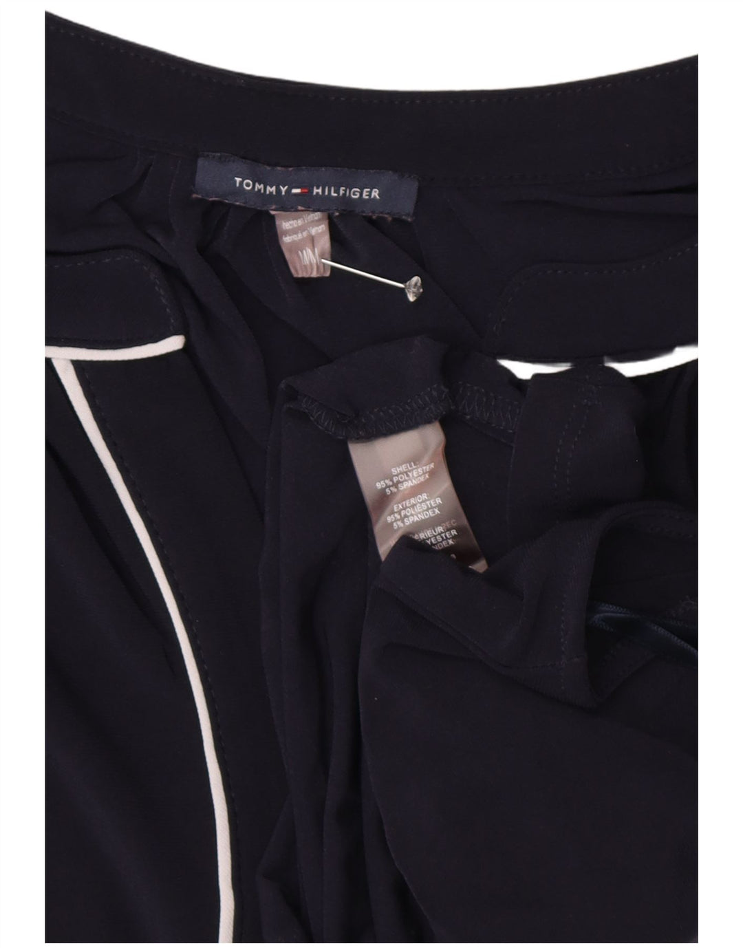 TOP Ženska bluza TOMMY HILFIGER UK 14 srednje tamnoplavi poliester