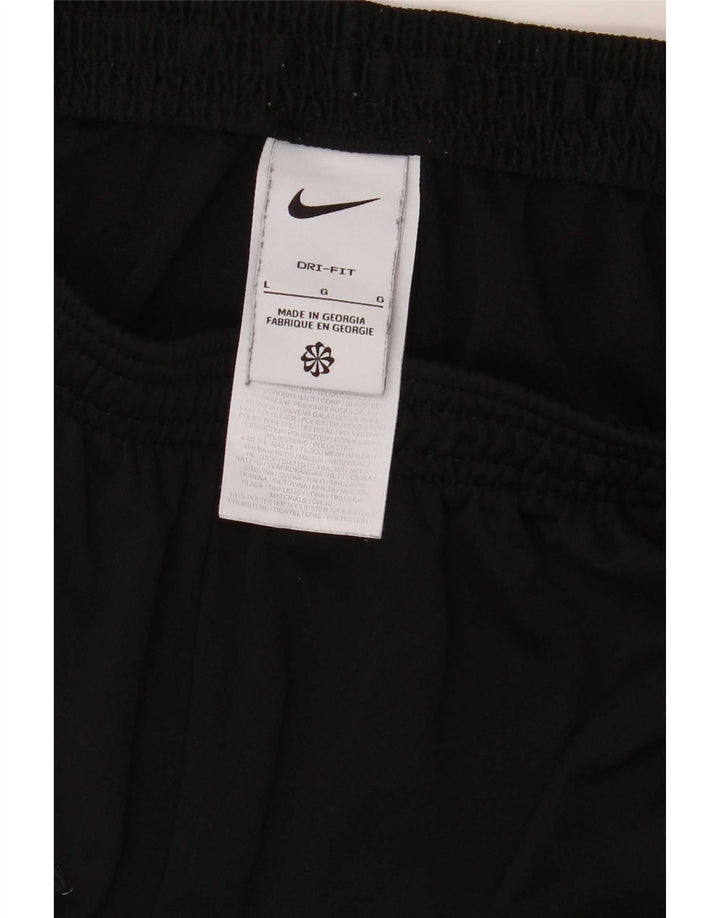 Nike muške hlače za trenirku Dri Fit Large Black Colourblock Poliester