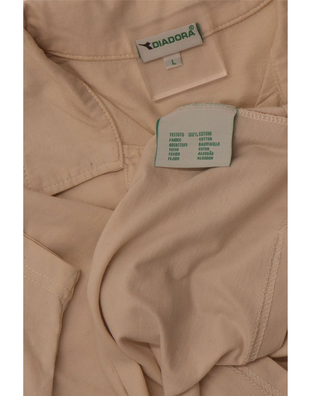 DIADORA Muška polo majica velika bež boja, pamuk