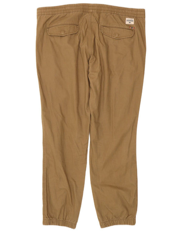 Napapijri muške joggers ležerne hlače 3XL W46 L31 bež pamuk