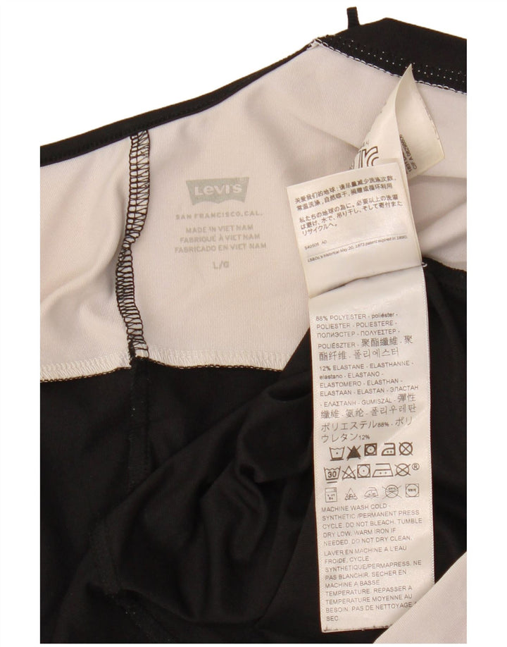 LEVI'S ženski bodi bez rukava s grafičkim motivima UK 14 veliki crni blok u boji