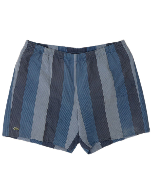 Lacoste muške kratke hlače za plivanje, veličina 8 3XL, pamuk na plave pruge