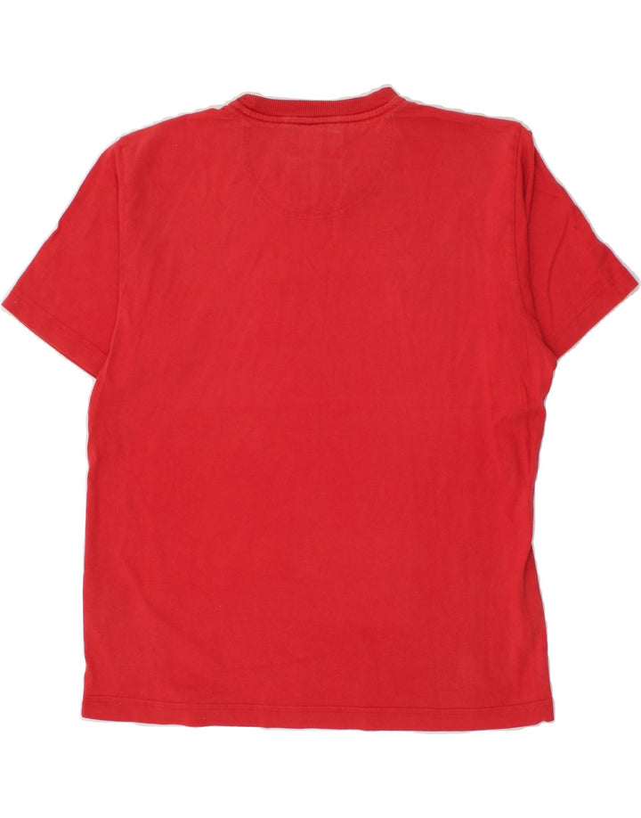 CHAMPION Mens Graphic T-Shirt Top Medium Red Vintage Champion and Second-Hand Champion from Messina Hembry 