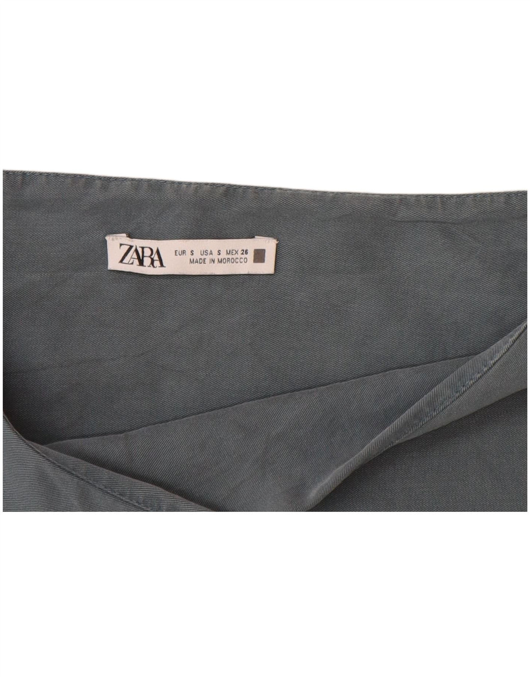Gornji dio ženske prevelike bluze Zara UK 10 Small Grey Colourblock Cotton