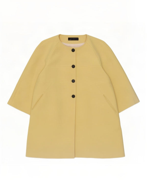 Zara ženski kaput 3/4 rukava UK 18 XL žuta viskoza