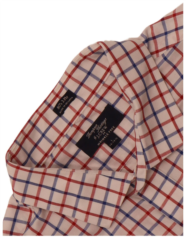 J. Crew muška košulja Thompson veličina 16 16 1/2 veliki bijeli karirani