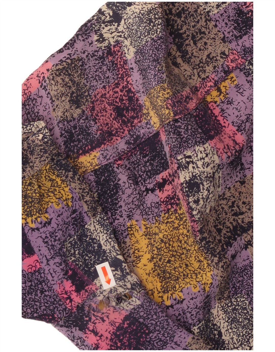 VINTAGE ženska haljina na preklop UK 16 Veliki šareni karo