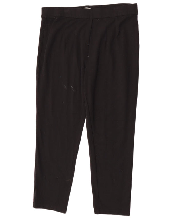 Marks & Spencer ženske sužene ležerne hlače UK 18 XL W36 L26 crne