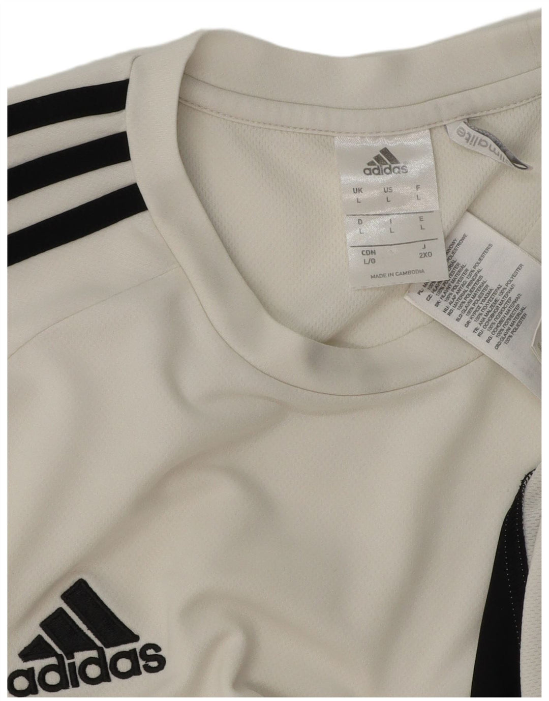 Adidas muška majica Climalite Top veliki bijeli poliester u boji