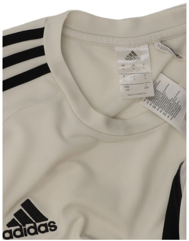 Adidas muška majica Climalite Top veliki bijeli poliester u boji