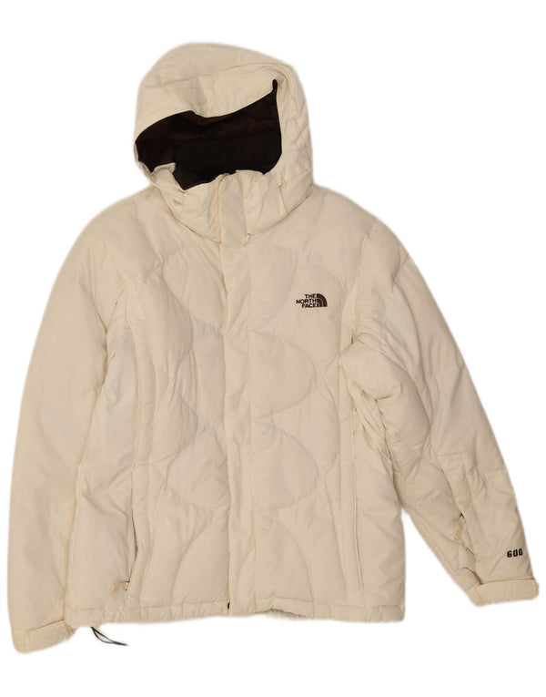 The North Face ženska podstavljena jakna s kapuljačom UK 14 Srednji bijeli najlon