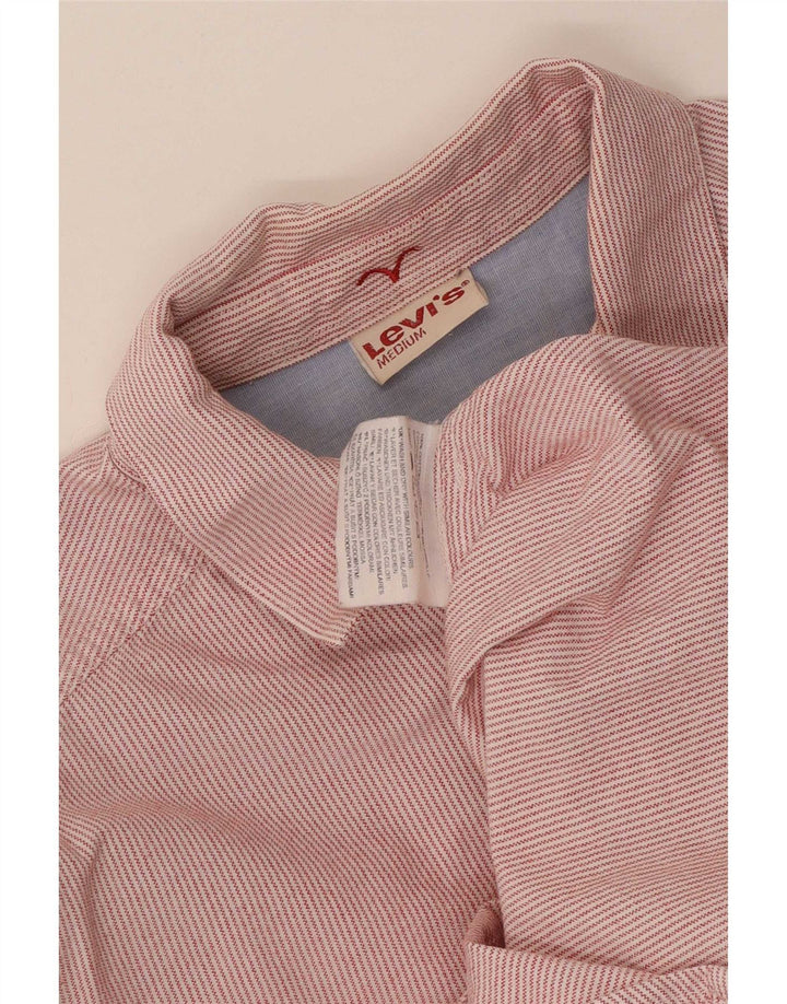 Levi's muška košulja srednje crvene pruge, pamuk