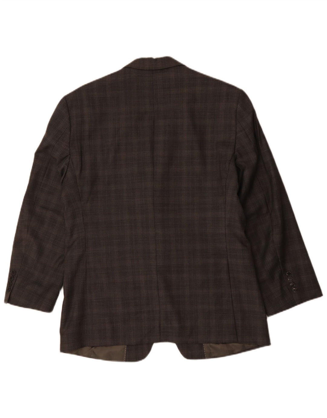 Tommy Hilfiger muški sako sa 2 gumba US 41 veliki smeđi karirani vuneni