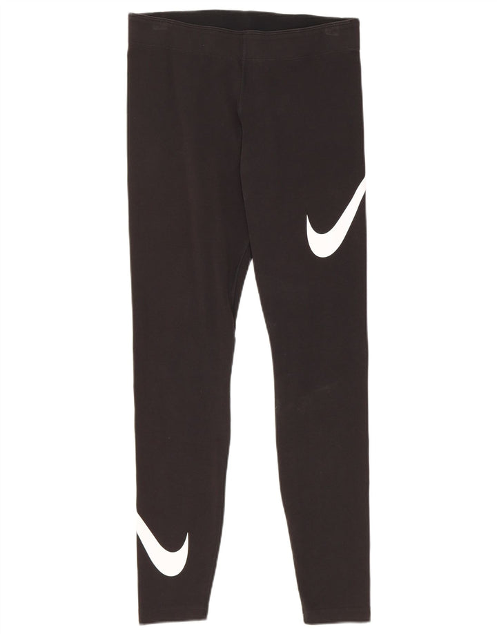 Nike ženske grafičke tajice UK 12 srednje crne