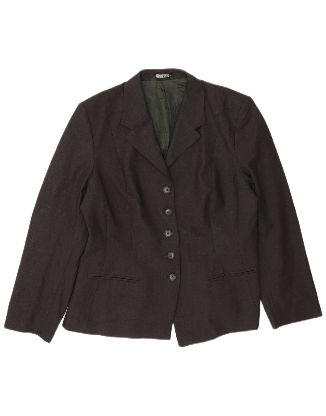 Laura Ashley Ženska jakna s 5 gumba UK 18 XL siva vuna