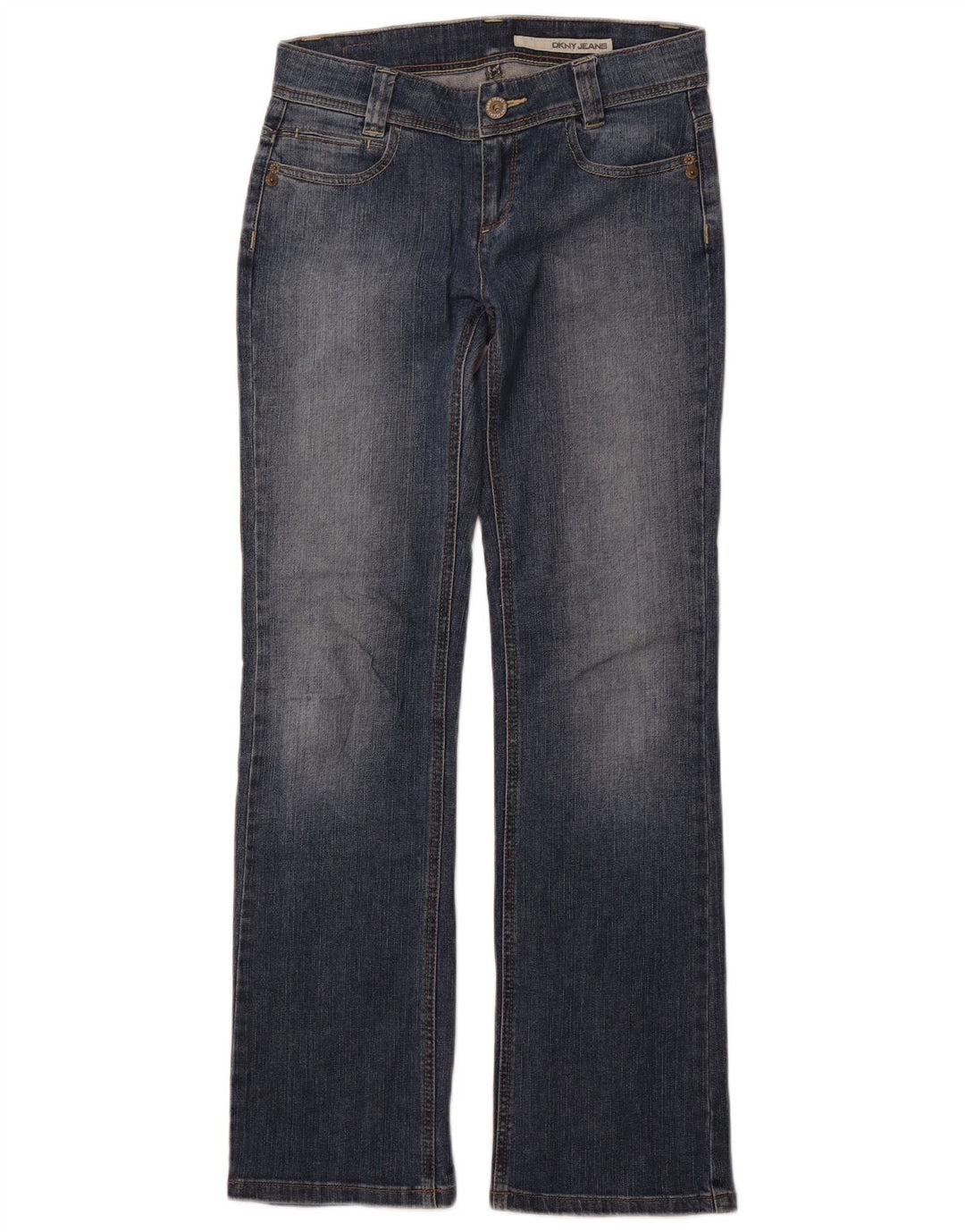 DKNY ženske ravne traperice US 4 male W28 L31 plavi pamuk