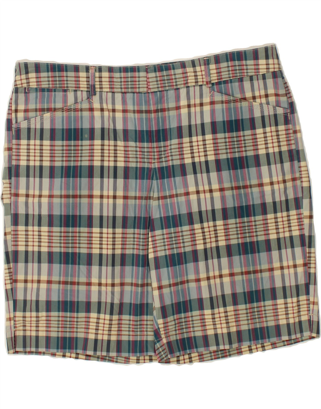 DOCKERS Womens Golf Casual Trousers US 14 XL W36 Multicoloured Check Vintage Dockers and Second-Hand Dockers from Messina Hembry 