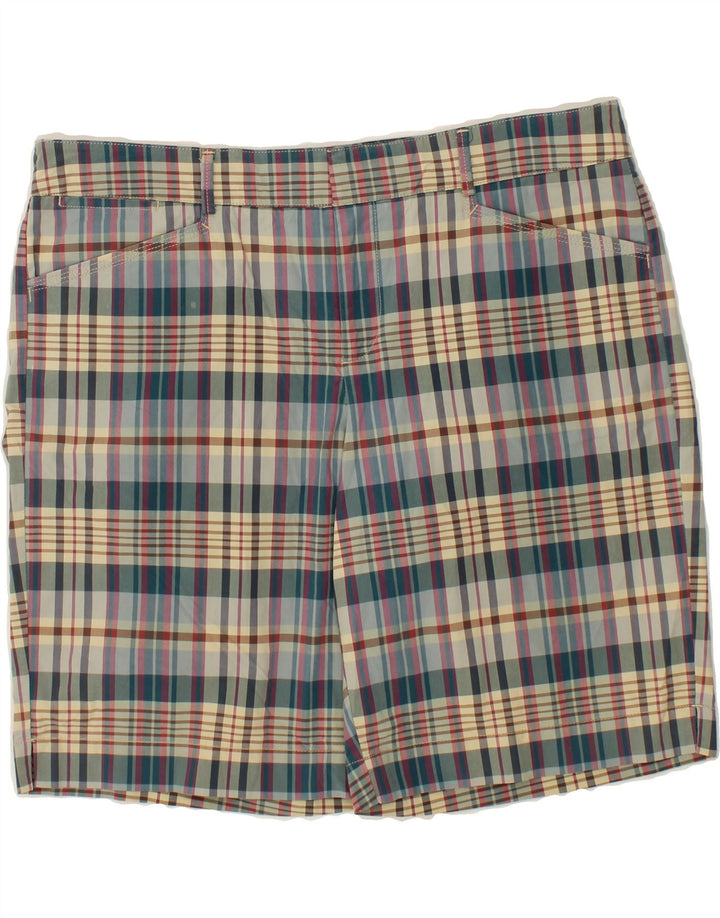 DOCKERS Womens Golf Casual Trousers US 14 XL W36 Multicoloured Check Vintage Dockers and Second-Hand Dockers from Messina Hembry 