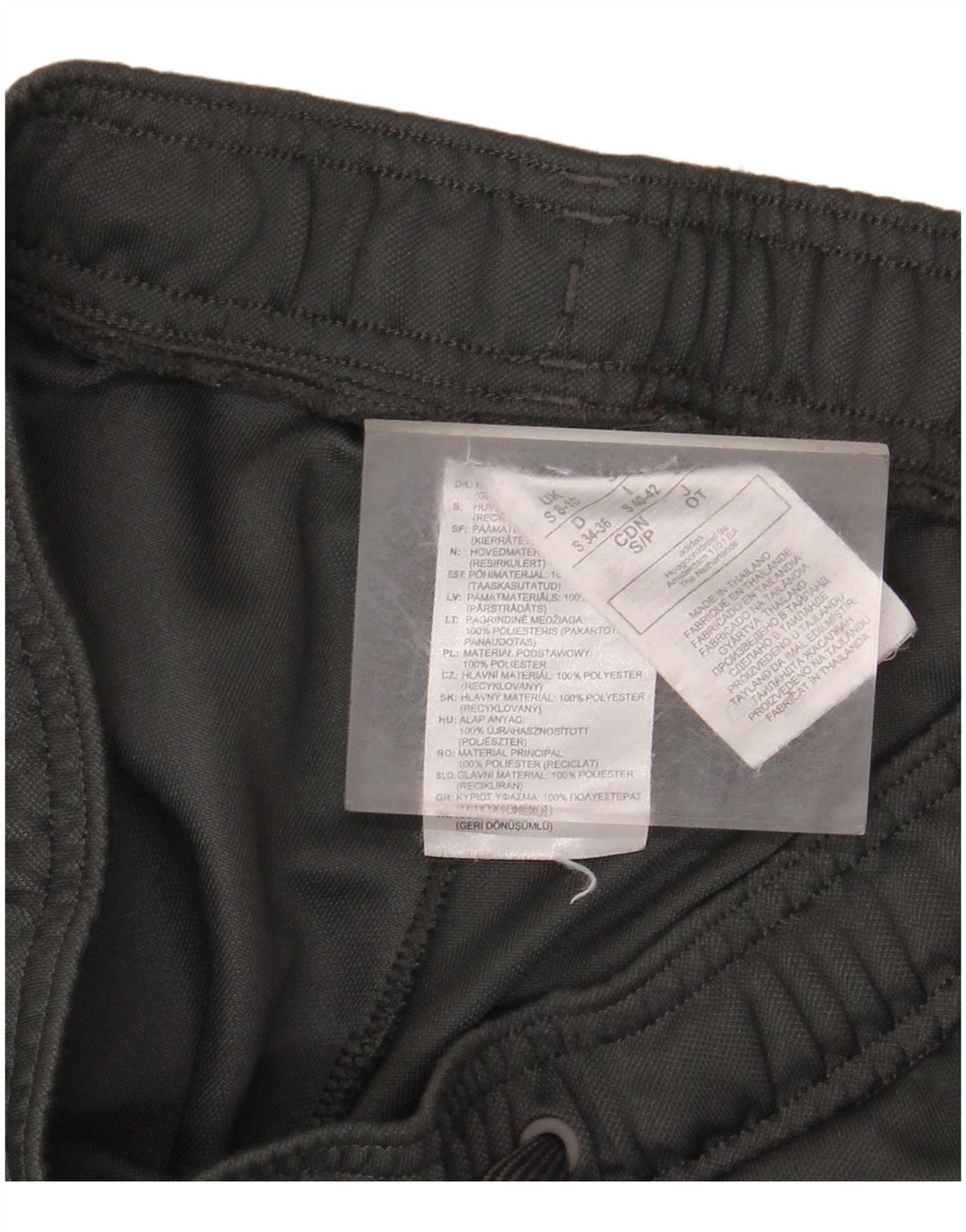 ADIDAS Ženske hlače za trenirku UK 8/10 Male sive poliesterske hlače