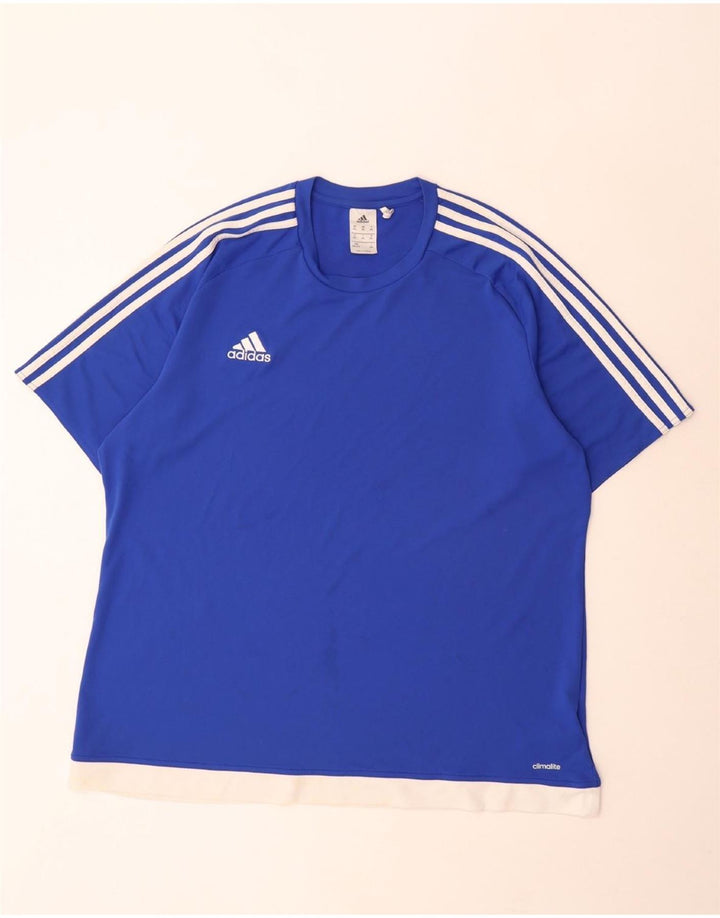 Adidas muška majica Climalite Top 2XL poliester plave boje