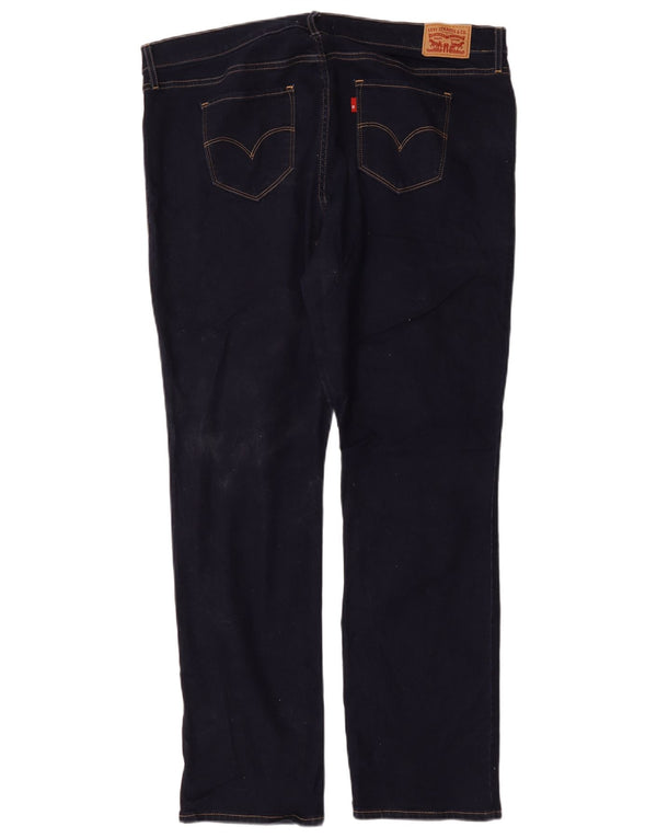 Levi's ženske ravne traperice 314 za oblikovanje US 18 2XL W36 L31 tamnoplavi pamuk