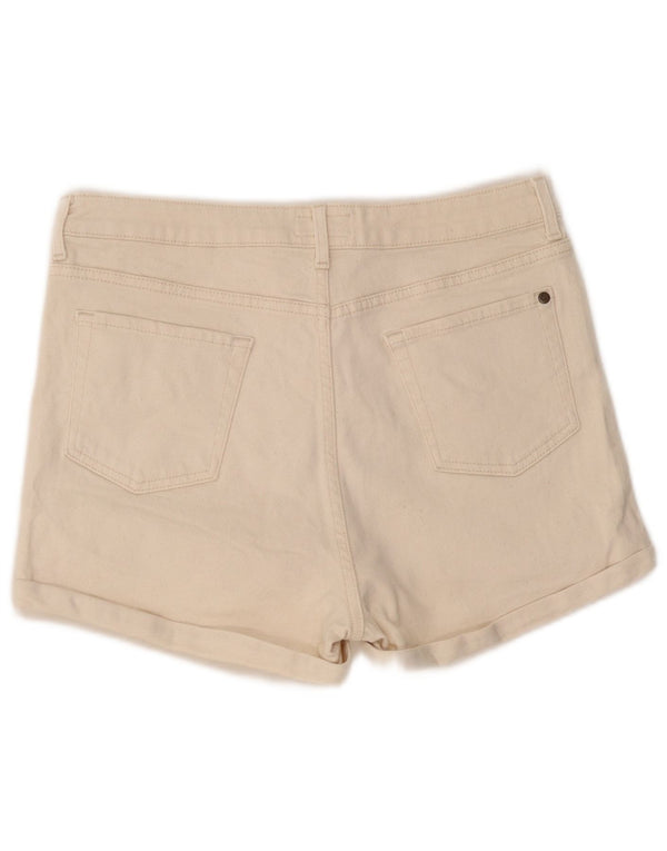 Jack Wills Ženske traper kratke hlače UK 14 Large W32 Off White