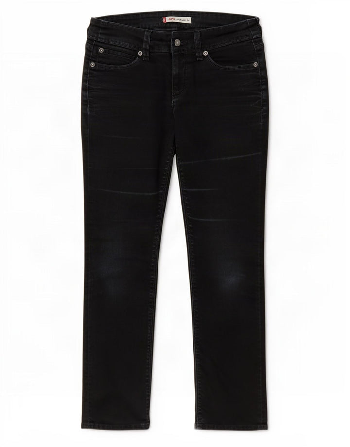 Ravne traperice Levi's 470 W28 L28 tamnoplavi pamuk