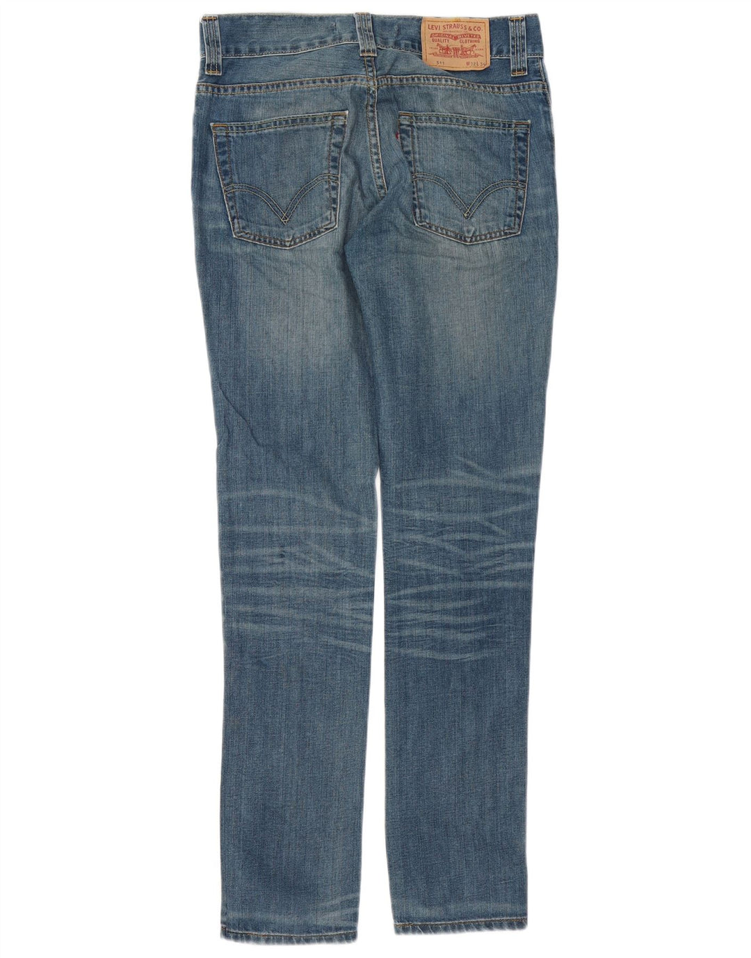 Levi's ženske 511 uske traperice W32 L34 plavi pamuk