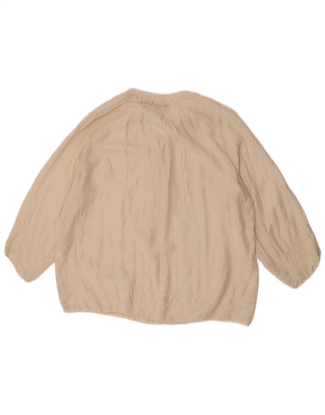 Zara ženski gornji dio bluze 3/4 rukava UK 14 srednje bijele boje