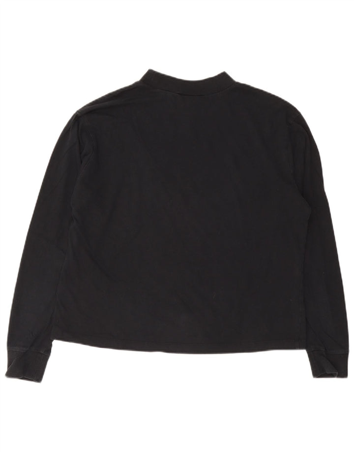 Nike Ženska majica s dugim rukavima UK 10 Mala crna pamuk