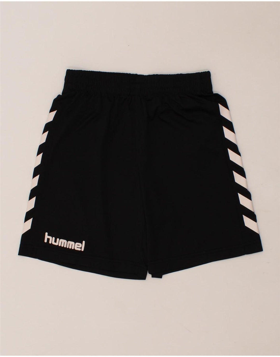HUMMEL Boys Sport Shorts 14-15 Years Black Vintage Hummel and Second-Hand Hummel from Messina Hembry 