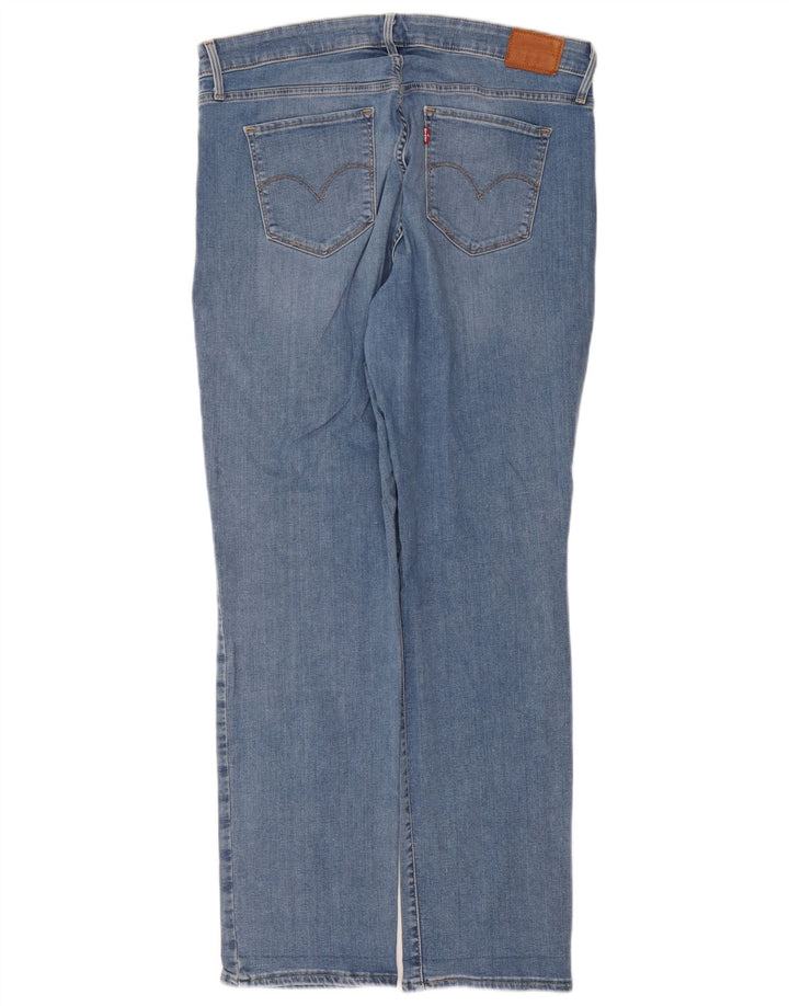 Levi's ženske ravne traperice 314 za oblikovanje W36 L32 plavi pamuk