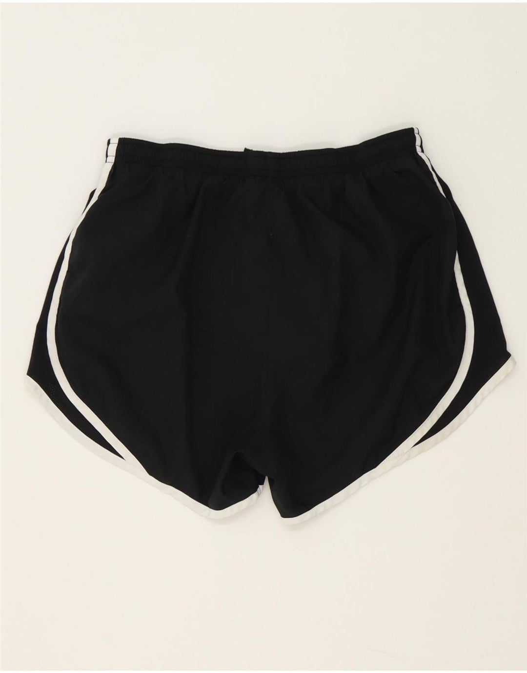 Nike Ženske Dri Fit Sportske Kratke Hlače UK 8 Mali crni poliester
