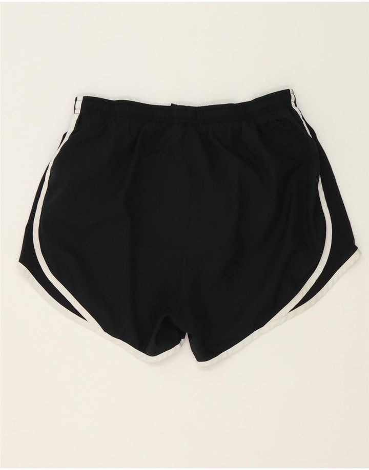 Nike Ženske Dri Fit Sportske Kratke Hlače UK 8 Mali crni poliester