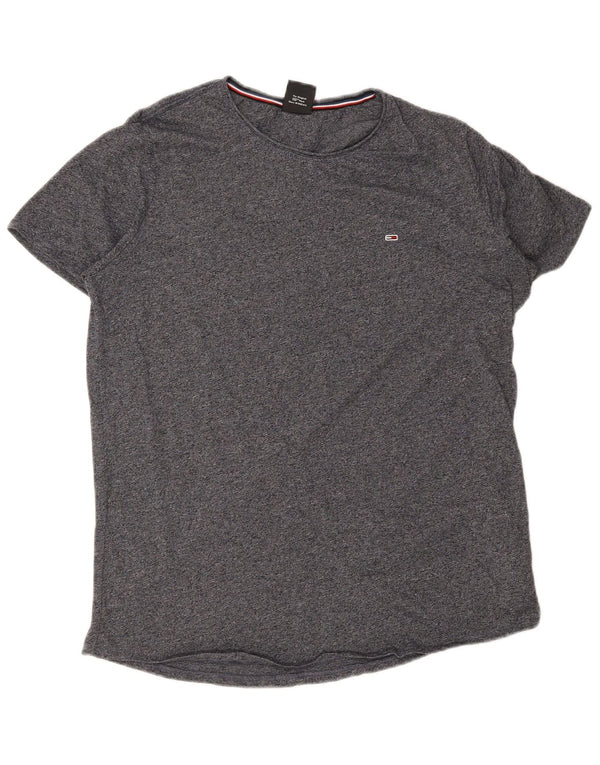 Tommy Hilfiger Muška majica kratkih rukava 2XL sivi flekasti pamuk