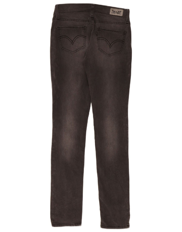 Levi's ženske 524 super niske uske traperice W29 L32 sivi pamuk