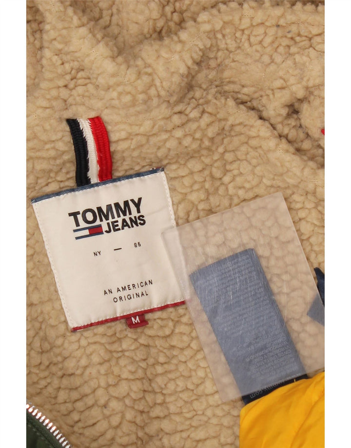 Tommy Hilfiger ženska parka jakna s kapuljačom UK 14 Srednje zeleni poliester