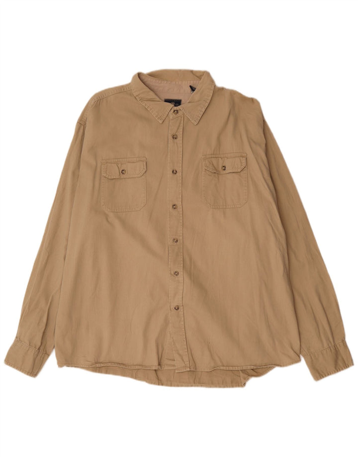 Wrangler muška košulja 3XL bež pamuk