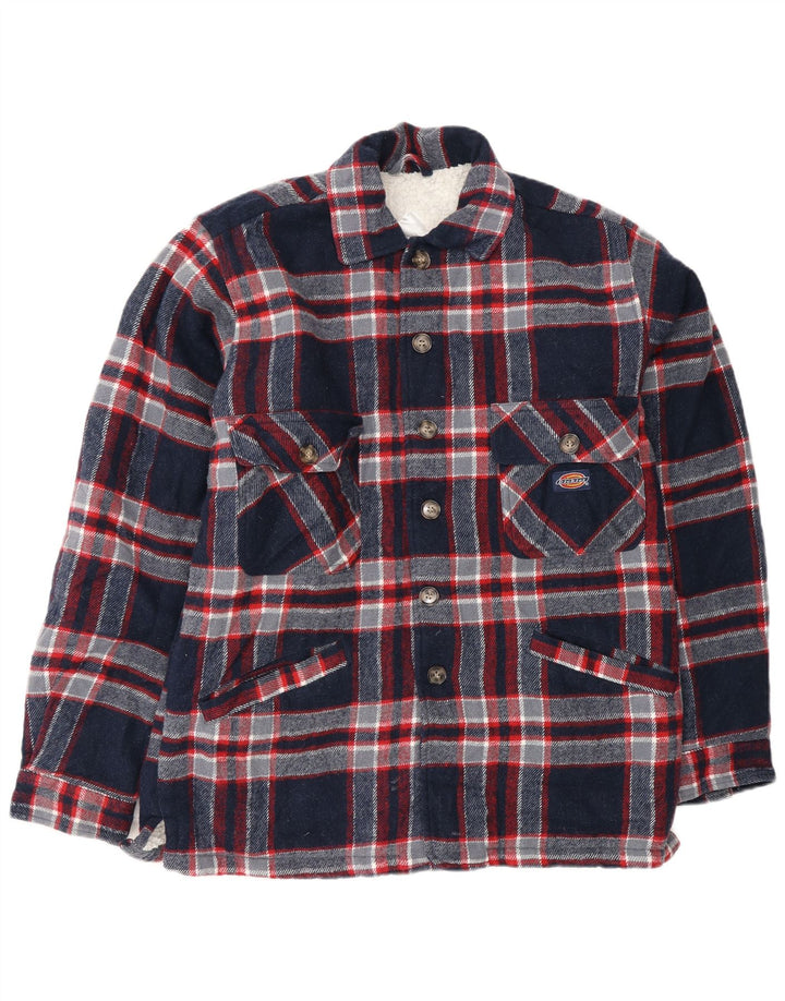 Dickies muška košulja od flanela Lumberjack Srednja mornarsko plava karirana akrilna boja