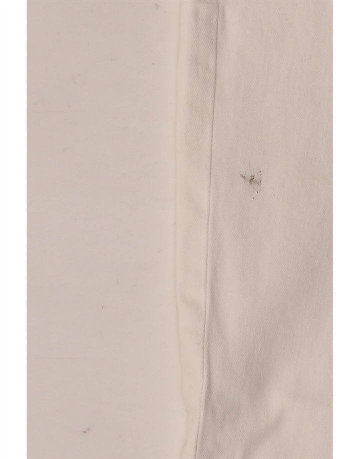 Jack & Jones muške uske traperice W30 L26 bijeli pamuk