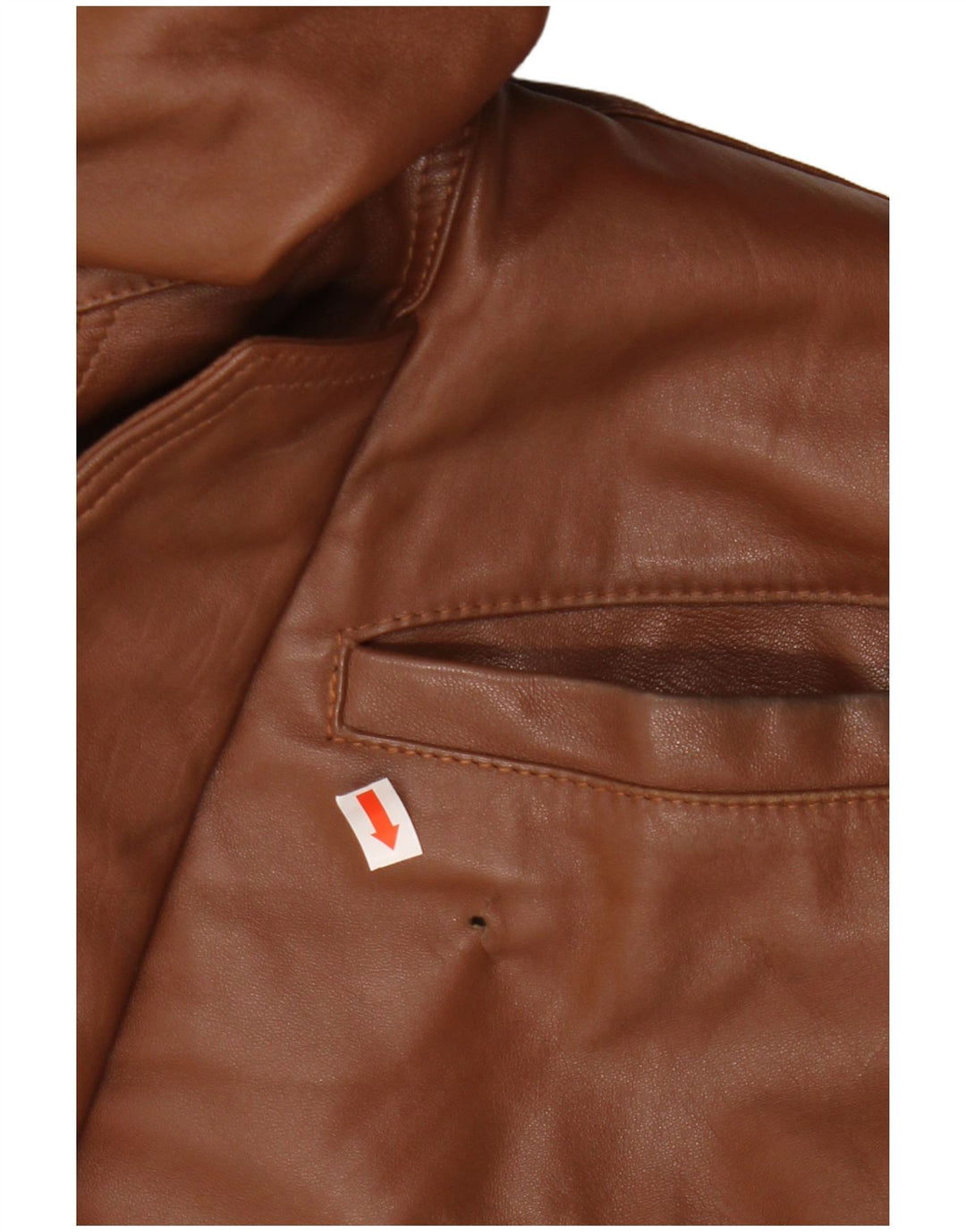 Vintage muška kožna jakna UK 42 XL smeđa koža