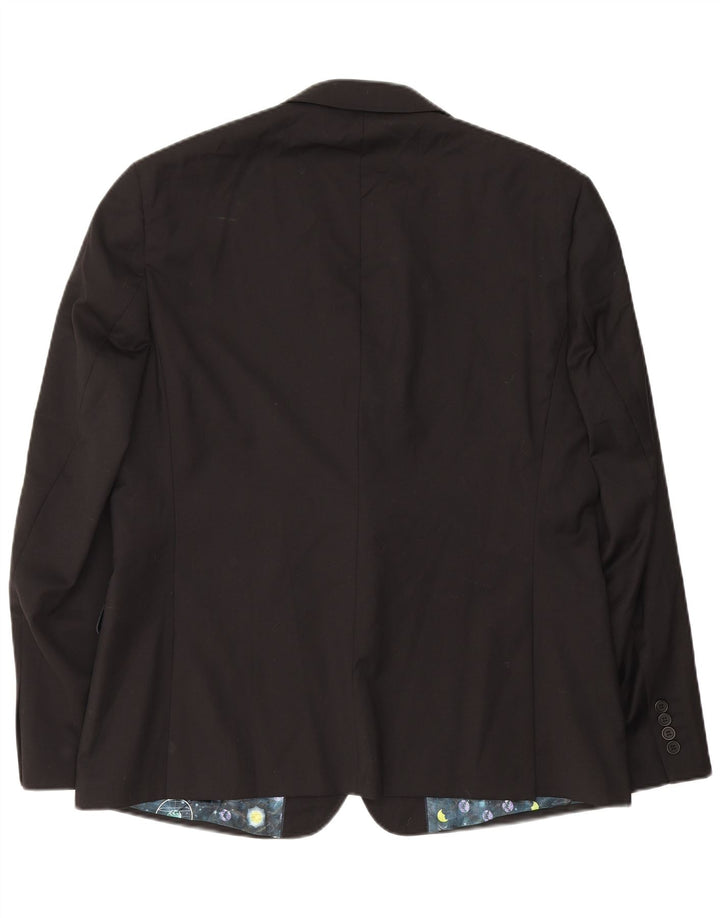 Ted Baker muška jakna s 2 gumba US 46 3XL crna vuna