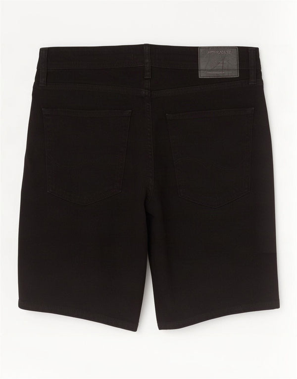 Jack & Jones Mens Regular Fit Denim Shorts Large W34 Black Cotton