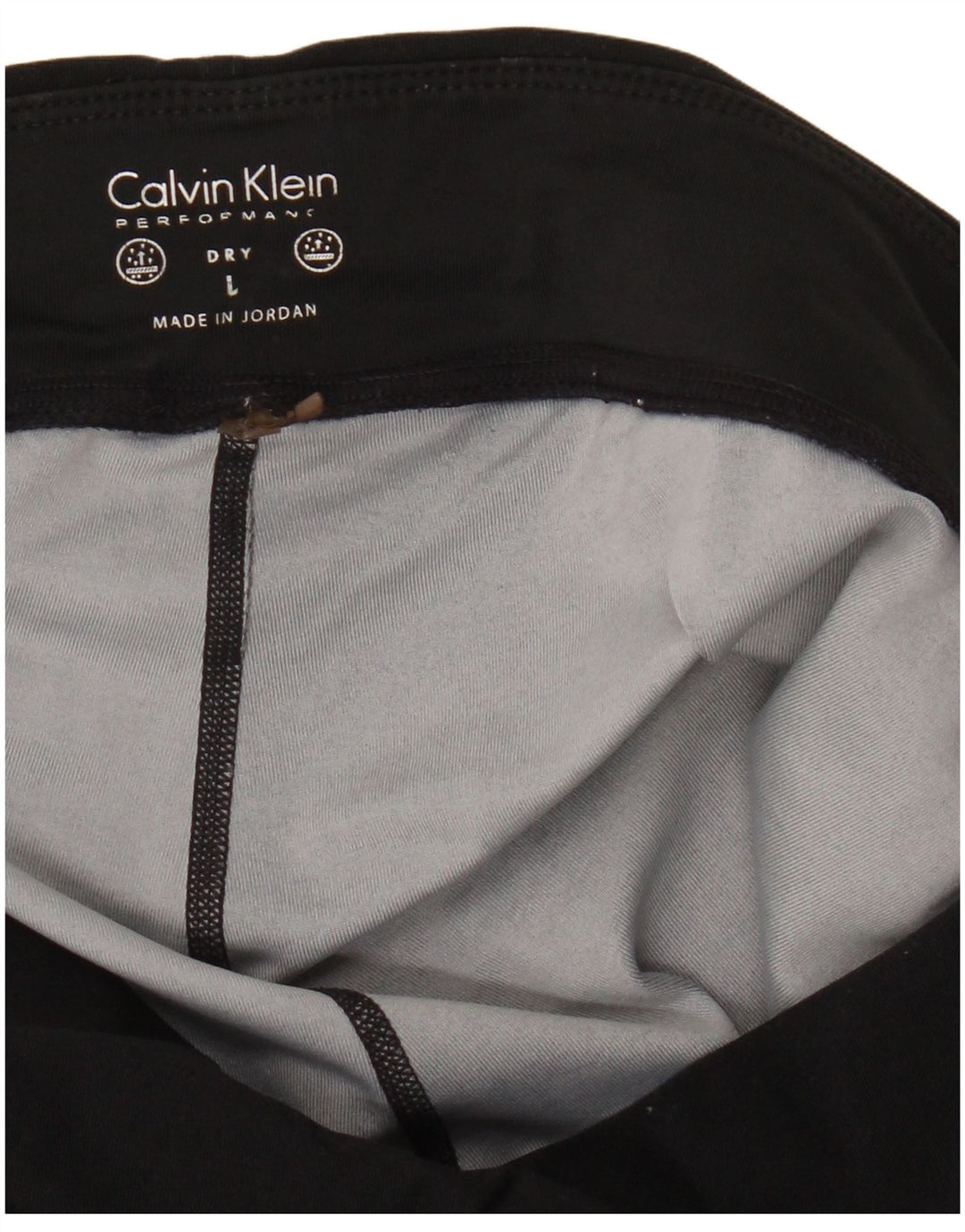 Calvin Klein ženske tajice UK 14 velike crne geometrijske