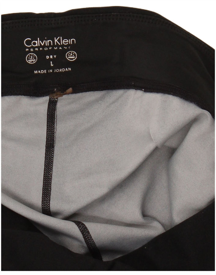Calvin Klein ženske tajice UK 14 velike crne geometrijske