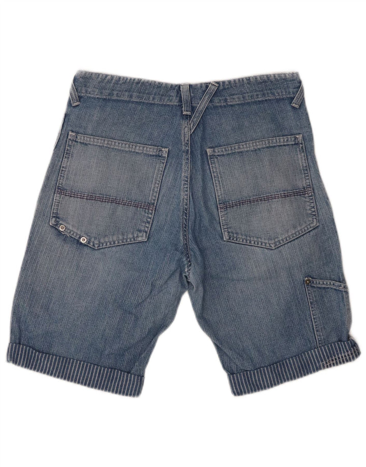 SISLEY Womens Denim Shorts W30 Medium Blue